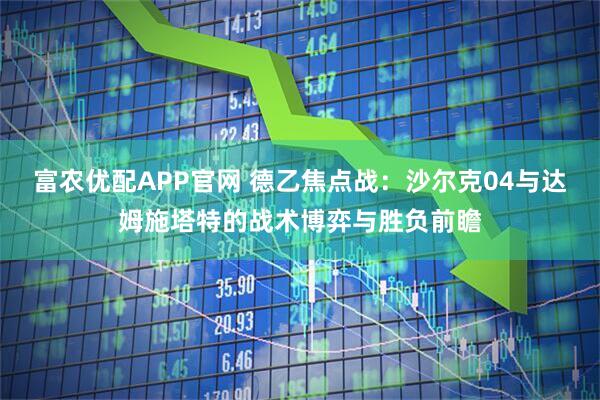 富农优配APP官网 德乙焦点战:沙尔克04与达姆施塔特的战术博弈与胜负前瞻